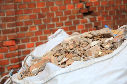 Skip placement on a street in Anerley during a home renovation