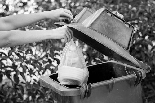 Recycling process of materials from domestic skip hire in Anerley