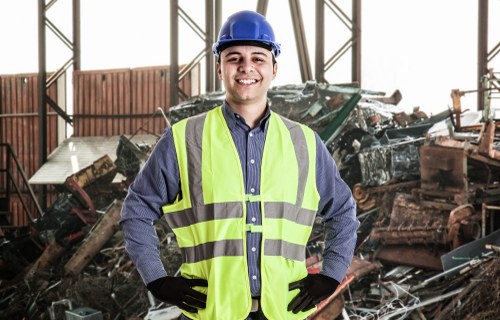 Commercial construction site with efficient muck removal